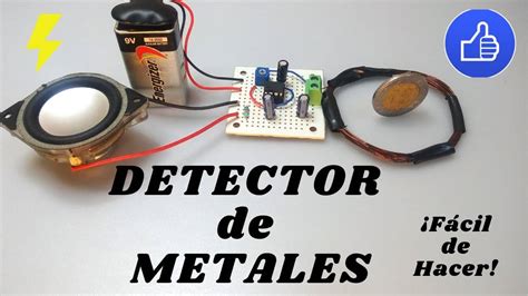 como fabricar un detector de metales|detector de metales profesional.